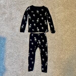 Kyte BABY Midnight Magnolia Floral Pajama Set